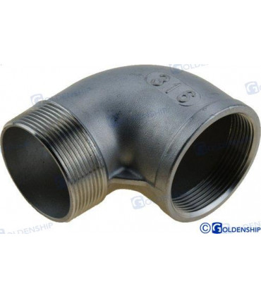 45º ELBOW BANDED  AISI 316  1-1/2