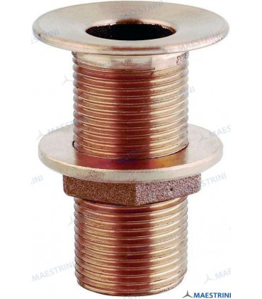 BRONZE THROUGH HULL OUTLET WELL PATTERN