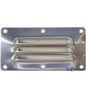 LOUVER VENTILATOR, SS. 127X65X0.8