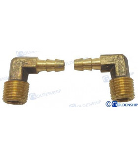 RACOR 90º NPT 1/4 X 1/4"  (PACK 2)