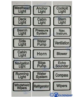 STICKERS LABEL WHITE