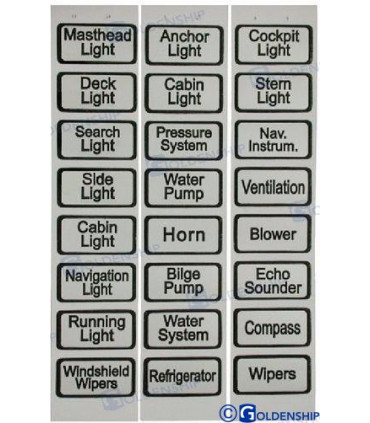 STICKERS LABEL WHITE