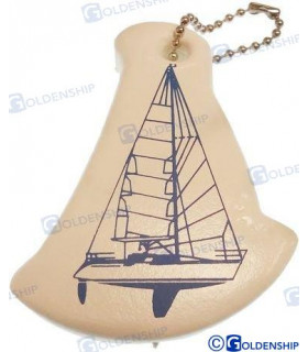 VINYL FLOATED KEY CHAIN