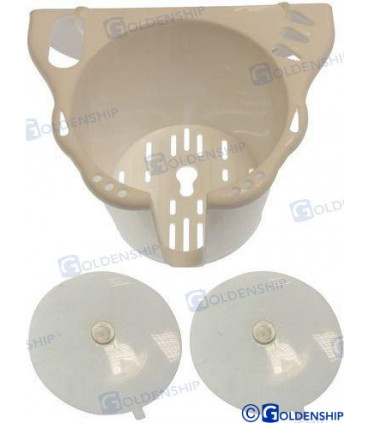 DRINK HOLDER CADDY - WHITE -