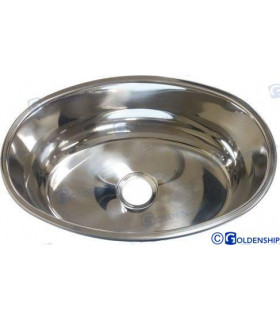 OVAL WASHBASIN W/SINK DRAIN - EXT. 265X3