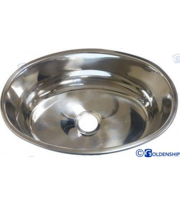 OVAL WASHBASIN W/SINK DRAIN - EXT. 265X3