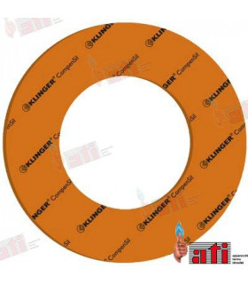 GASKET RED DIA 55x42 mm - sp. 2