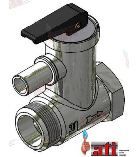 PRESSURE RELIEF BLACK - 1/2" - tar. 6 ±