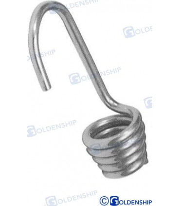 STAINLESS HOOK for 6mm rope (2pcs)