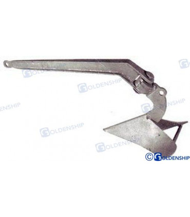 PLOUGH ANCHOR HOT D. GALV. 22 KG