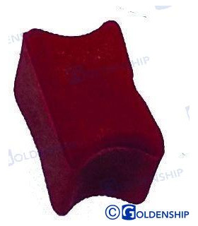 CHAIN RAINBOW 8MM RED