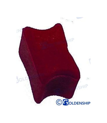 CHAIN RAINBOW 8MM RED