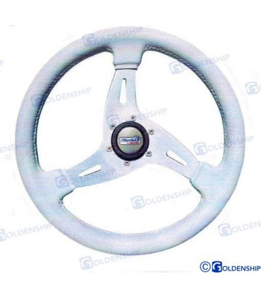 STEERING WHEEL VORTICE 350 MM. WHITE