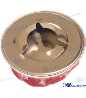 WINDPROOF ASHTRAY RED SS304