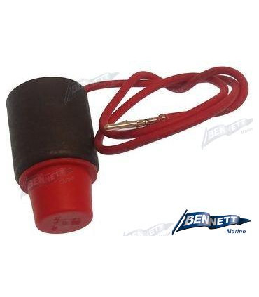 SOLENOID VALVE RED TRIM TAB 12V