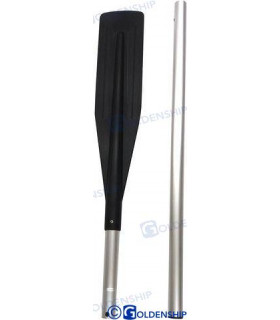 ANODIZED ALU OAR DEM. PLASTIC BLADE