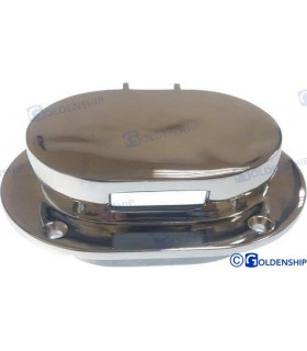 HINGED DECK PIPE SS OVAL