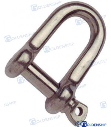 D SHACKLE, SCREW PIN 22 MM