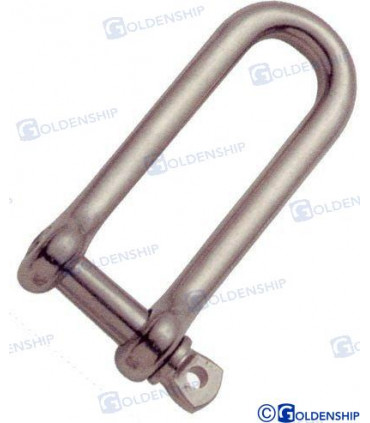 LONG DEE SHACKLE AISI-316 6 MM (PACK 2)