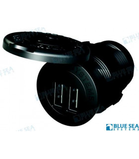 12/24VDC SOCKET DUAL USB 4.8A