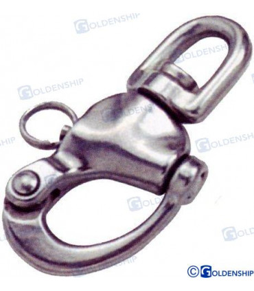 SWIVEL SNAP SHACKLE AISI-316 80 MM.