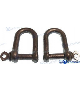 DEE SHACKLE HOT D. GALV. 6MM (PACK 2)