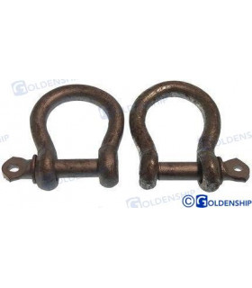 BOW SHACKLE HOT D. GALV. 6MM (2)