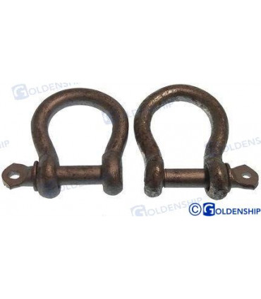 BOW SHACKLE HOT D. GALV. 6MM (2)
