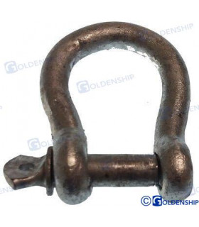 BOW SHACKLE HOT D. GALV. 22MM