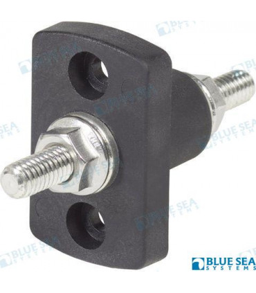 TERMINAL SM. FEED THROUGH 5/16 STUD BLK