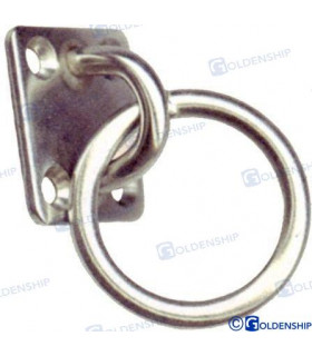 SQUARE EYE PLATE W/RING 50*40 (PACK 5)