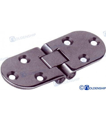 HINGE w/CATCH AISI316 80*30*2 mm (2)
