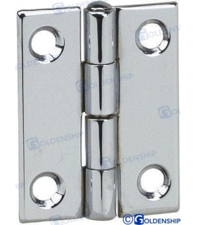 DOOR HINGE INOX  0,6MM  40X40 MM (2)