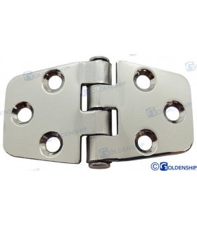 SS. DOOR HINGE 74*37 MM.