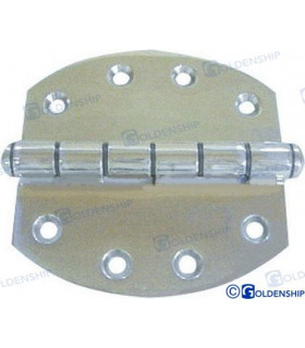 OVAL INOX HINGE 126X127