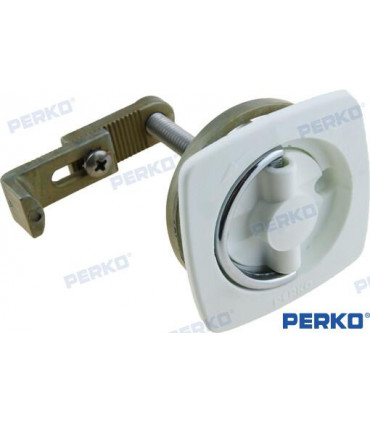 FLUSH LATCH WHITE