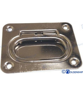 FLOOR RING W/RETURN CLIP SS.