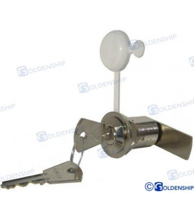 CAM LOCK WITH KEY 30 MM.