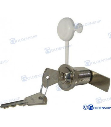 CAM LOCK WITH KEY 30 MM.