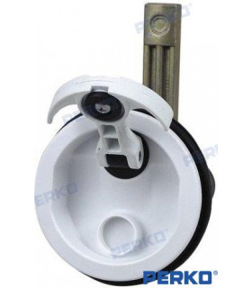 FLUSH LATCH WHITE