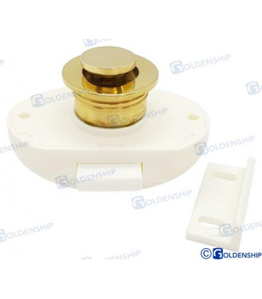 DOOR LATCH (POLISHED BUTTON)