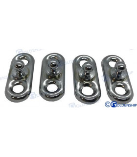 FAST SNAP WITH 2 SCREW PLATE (PACK 4)