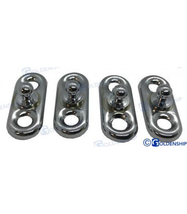 FAST SNAP WITH 2 SCREW PLATE (PACK 4)