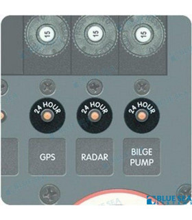 LABEL KIT 24 HOUR ROUND BLACK