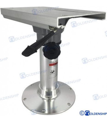 FIXED HEIGHT PEDESTAL W/SWIVEL & SLIDER