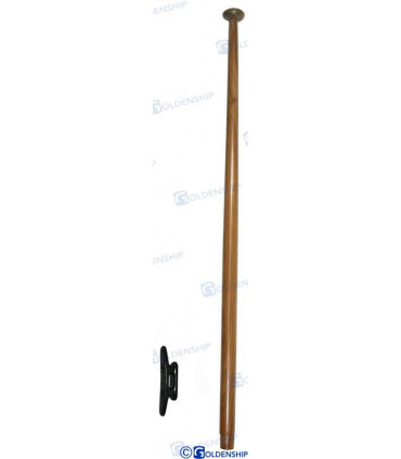 TEAK FLAG POLE 25*75 CM