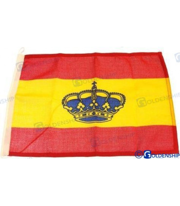 SPAIN FLAG WITH COAT OF ARMS 20*30
