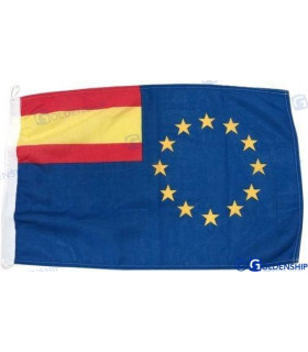 UNITED EUROPE/SPAIN FLAG 30X45