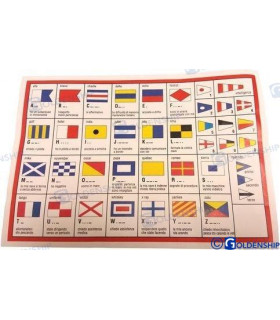 INTERNATIONAL CODE FLAG 30X45 CMS.