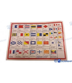 INTERNATIONAL CODE FLAG 40X60 CM